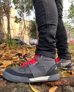 Tênis Aplinestars Diesel AS-DSL Akio Anthracite/Vermelho