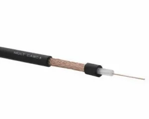 Cabo Coaxial 4mm Multcabo 75R RF4mm Preto Emborrachado R7312600