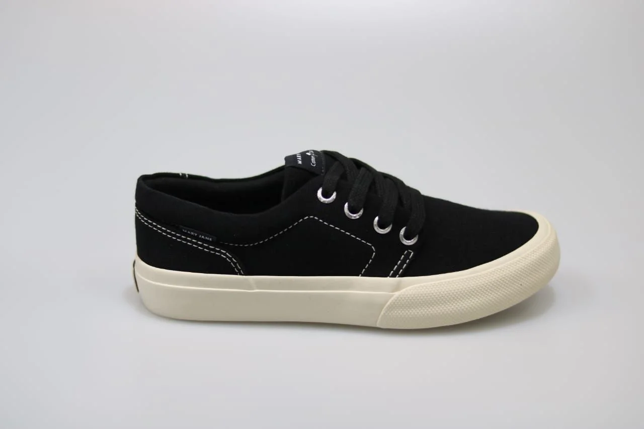 TENIS MARY JANE MJ 5465 INSTA COTTON CLUB PRETO Snoopy Skate Rock