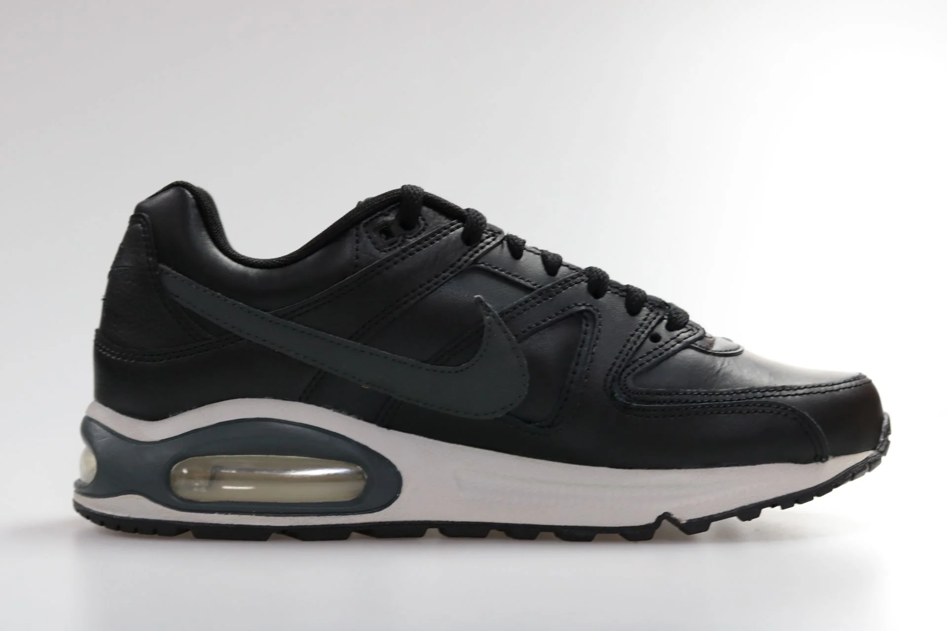 Tênis nike air max command online leather preto