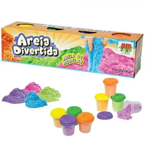 Areia Divertida de Potes 4 Cor Dmt5129