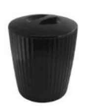 Cesto de Lixo Groove Preta 5L Lx715