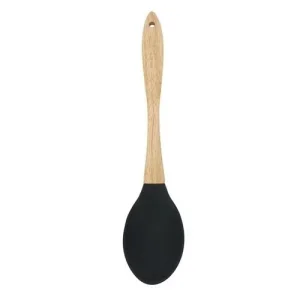 Colher de Silicone c/ Cabo Madeira 20750