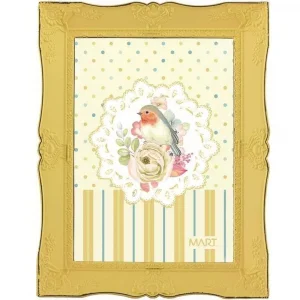 Porta Retrato Amarelo Candy 20X25Cm 7126