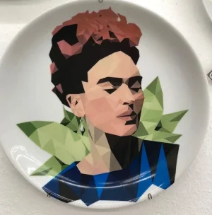 Prato Decorativo Frida Kahlo 27Cm 19484