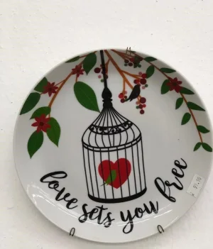Prato de Porcelana 19Cm Love Free 19296