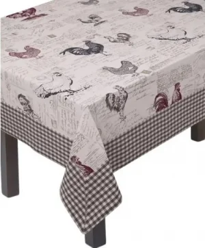 Toalha de Mesa Aroeira Galos 160 X 160 Cm