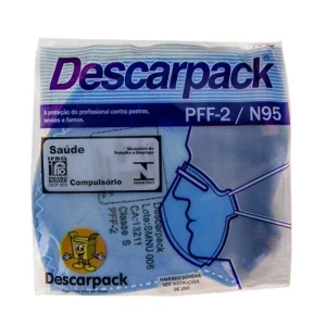 Máscara PFF2 N95 s/válvula Descarpack