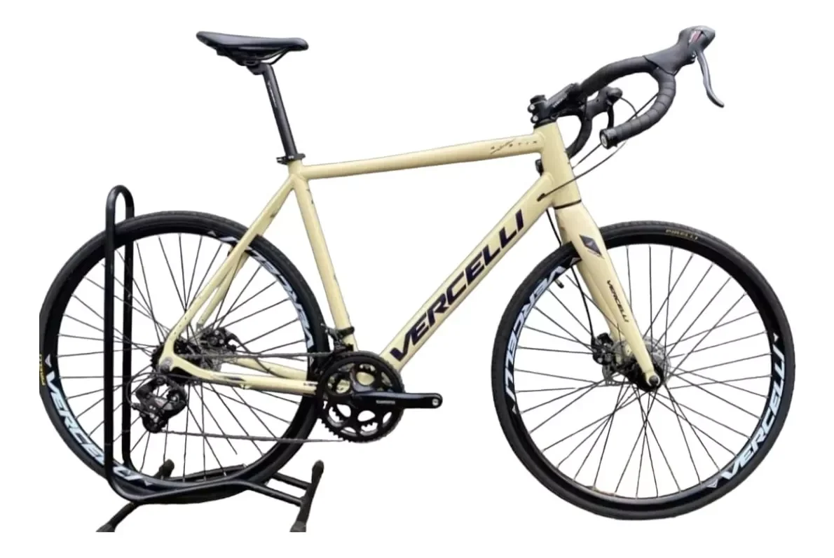 VERCELLI-BICICLETA SPEED AUSTIN BEGE / BRANCO - Marcondes Bike Shop